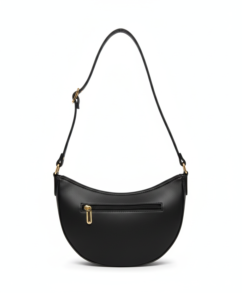 Mustard Premium Foam & Cfc Zipper Foam Half Moon Sling Bag For Women