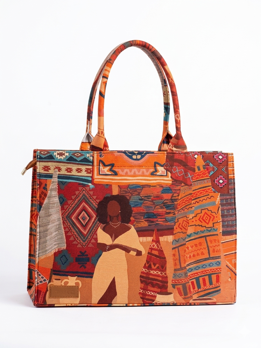 Earthy Elegance Power Tote Bag For Women