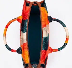 Multicolour Waves Power Tote Bag For Women