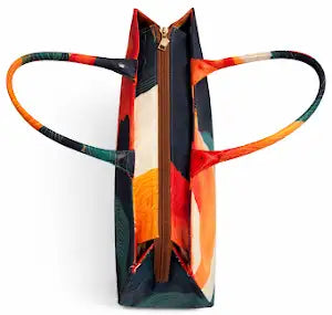Multicolour Waves Power Tote Bag For Women