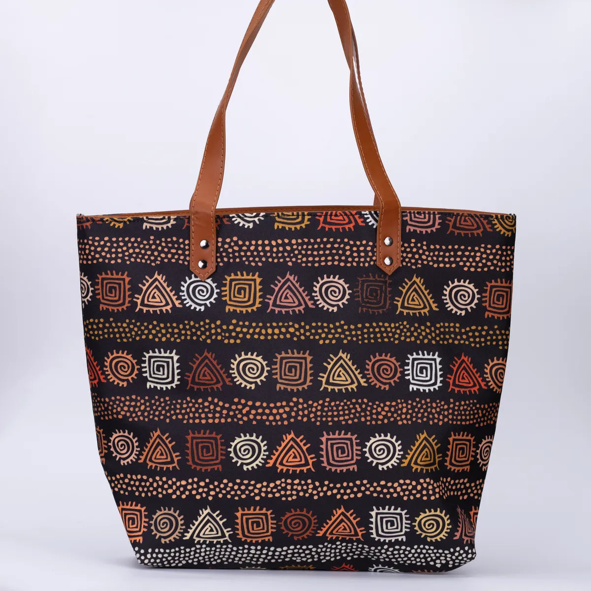 Peach and Brown No Back Zipper