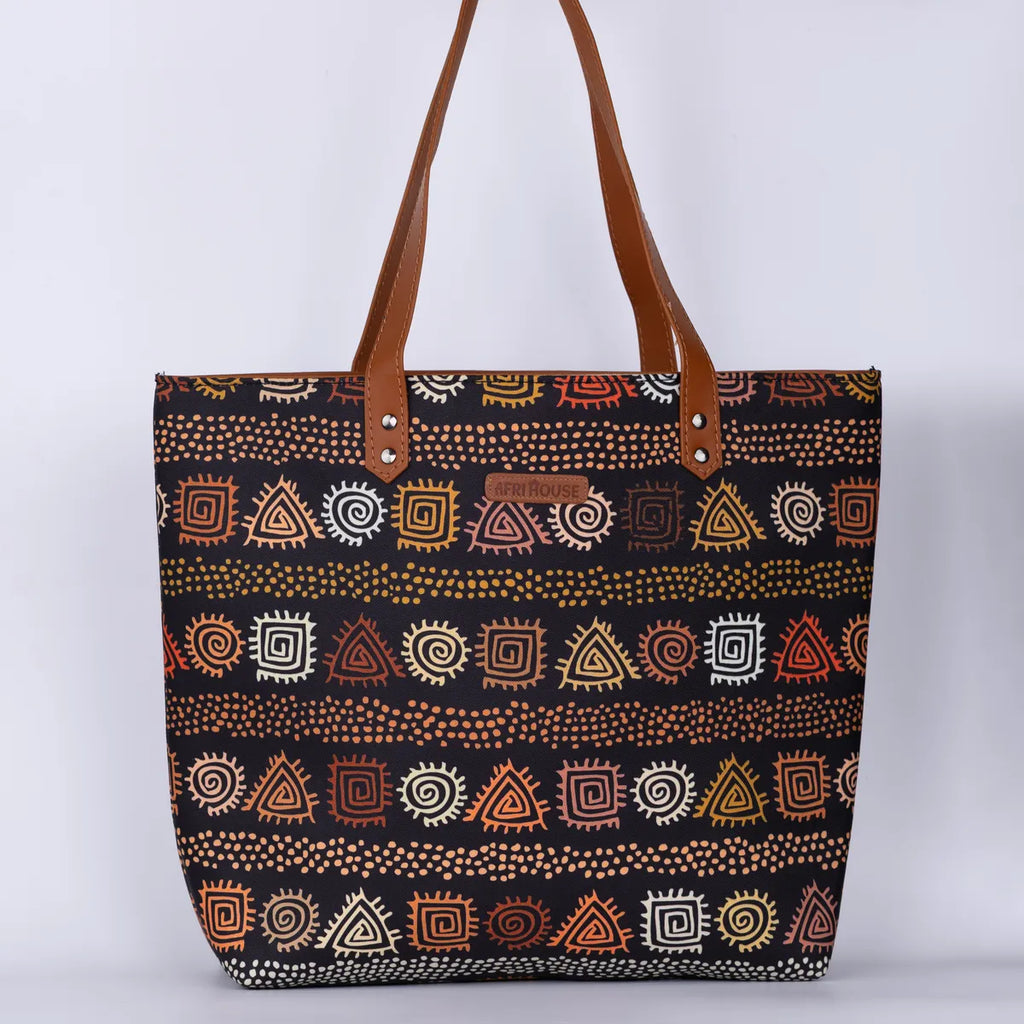 Peach and Brown No Back Zipper
