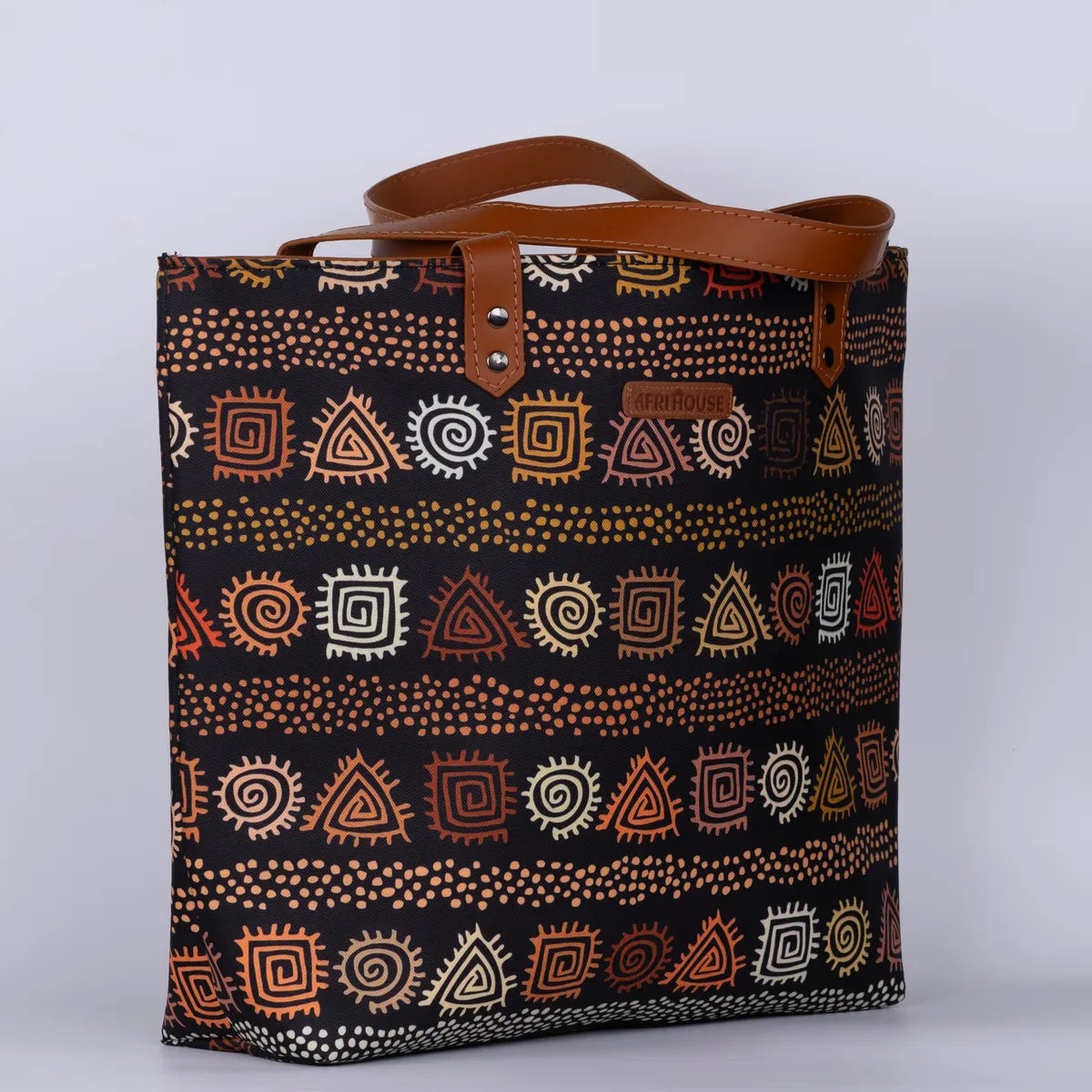 Peach and Brown No Back Zipper