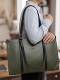 Black Olive Modern Tote