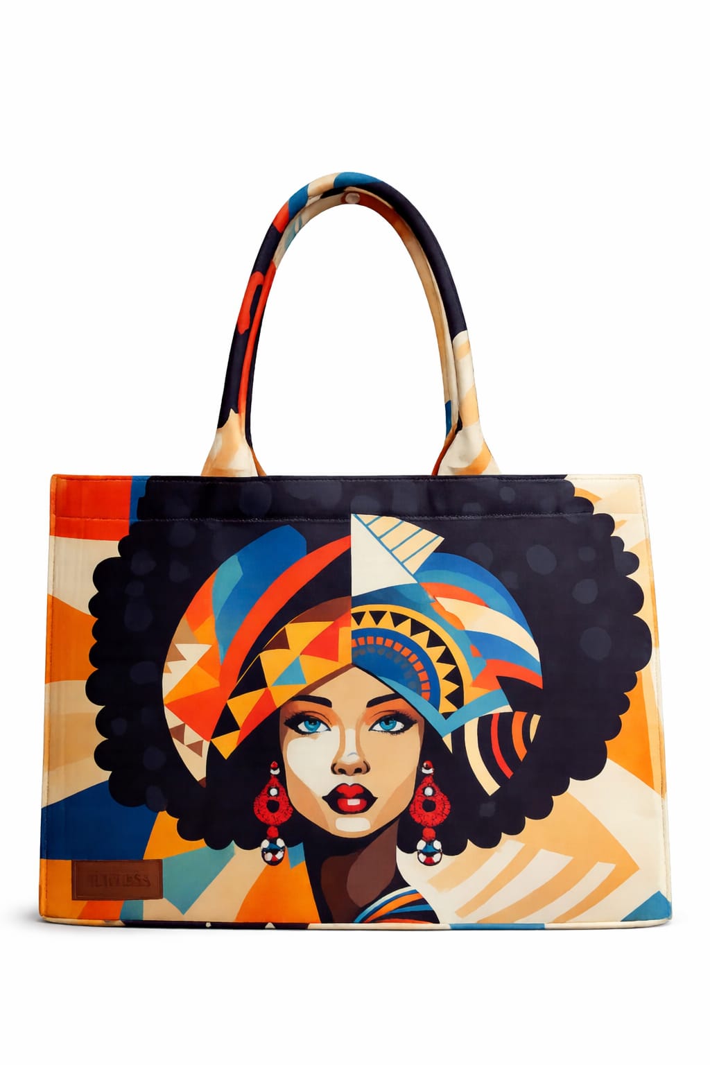 Opulent orange Power Tote Bag For women