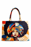 Opulent orange Power Tote Bag For women