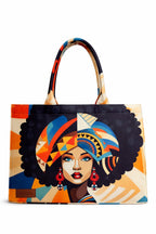 Opulent orange Power Tote Bag For women