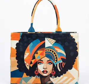 Opulent orange Power Tote Bag For women