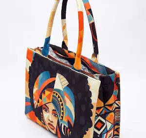 Opulent orange Power Tote Bag For women