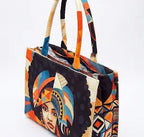 Opulent orange Power Tote Bag For women