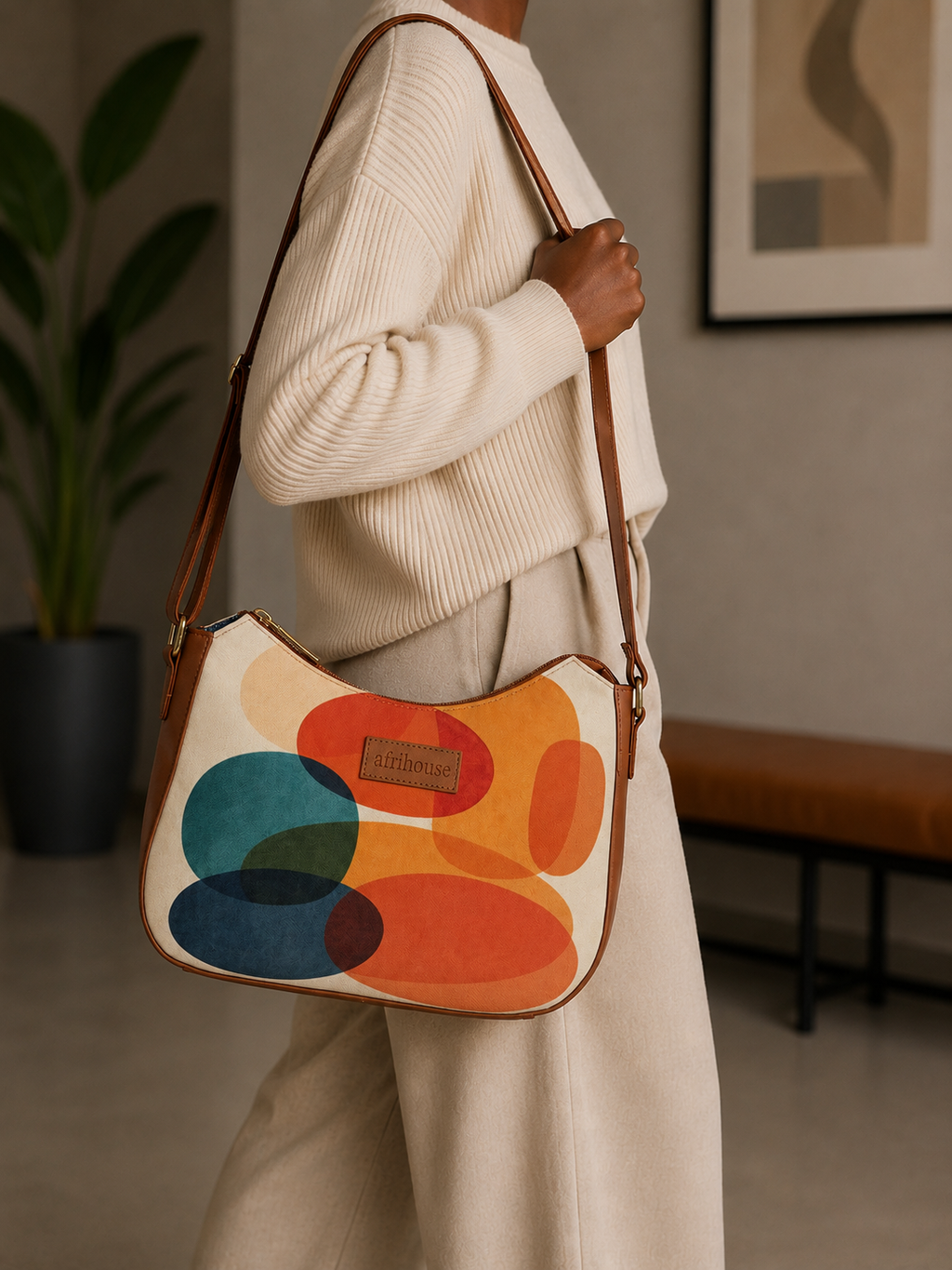 Saffron and Sea Long Belt Bag