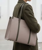 Salmon Pink Modern Tote