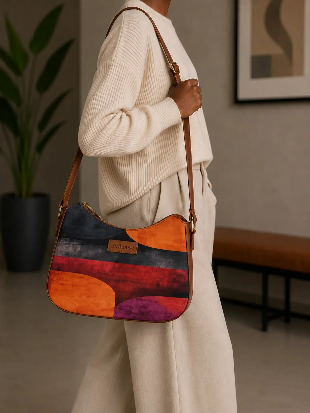 Shift and shadow Long Belt Bag
