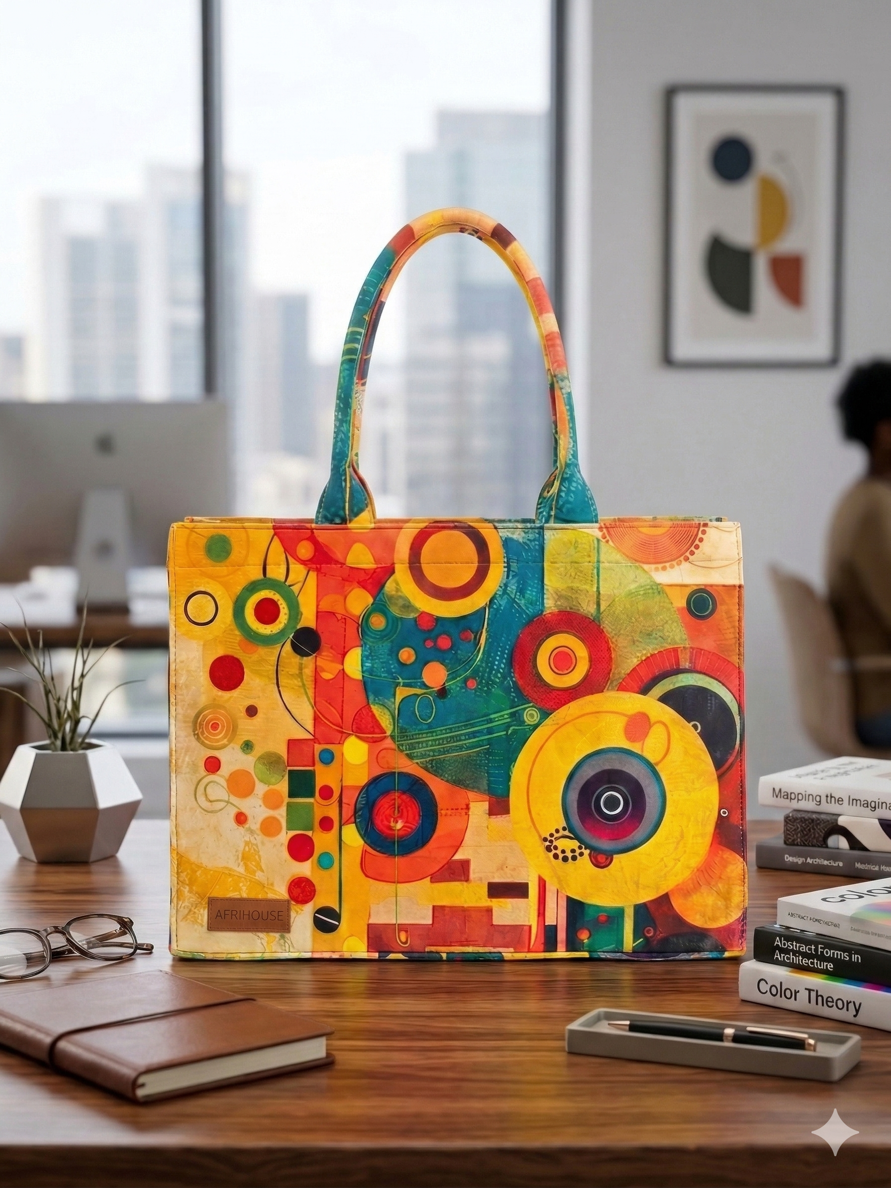 Solar symphony Power Tote Bag For Women