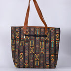 Black Geometric Back Zipper