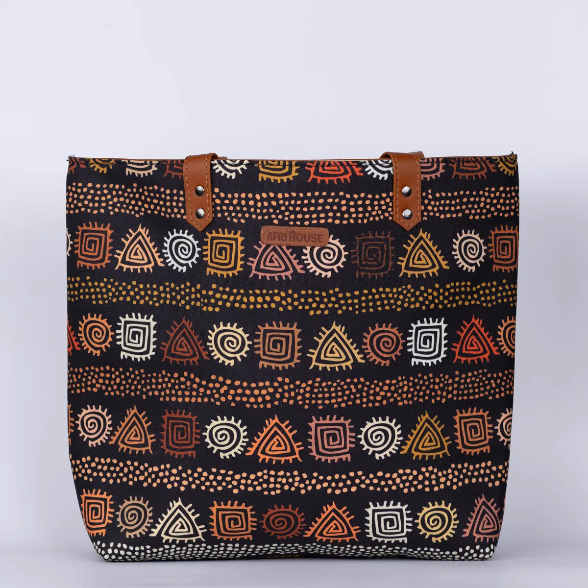 Peach and Brown Back Zipper