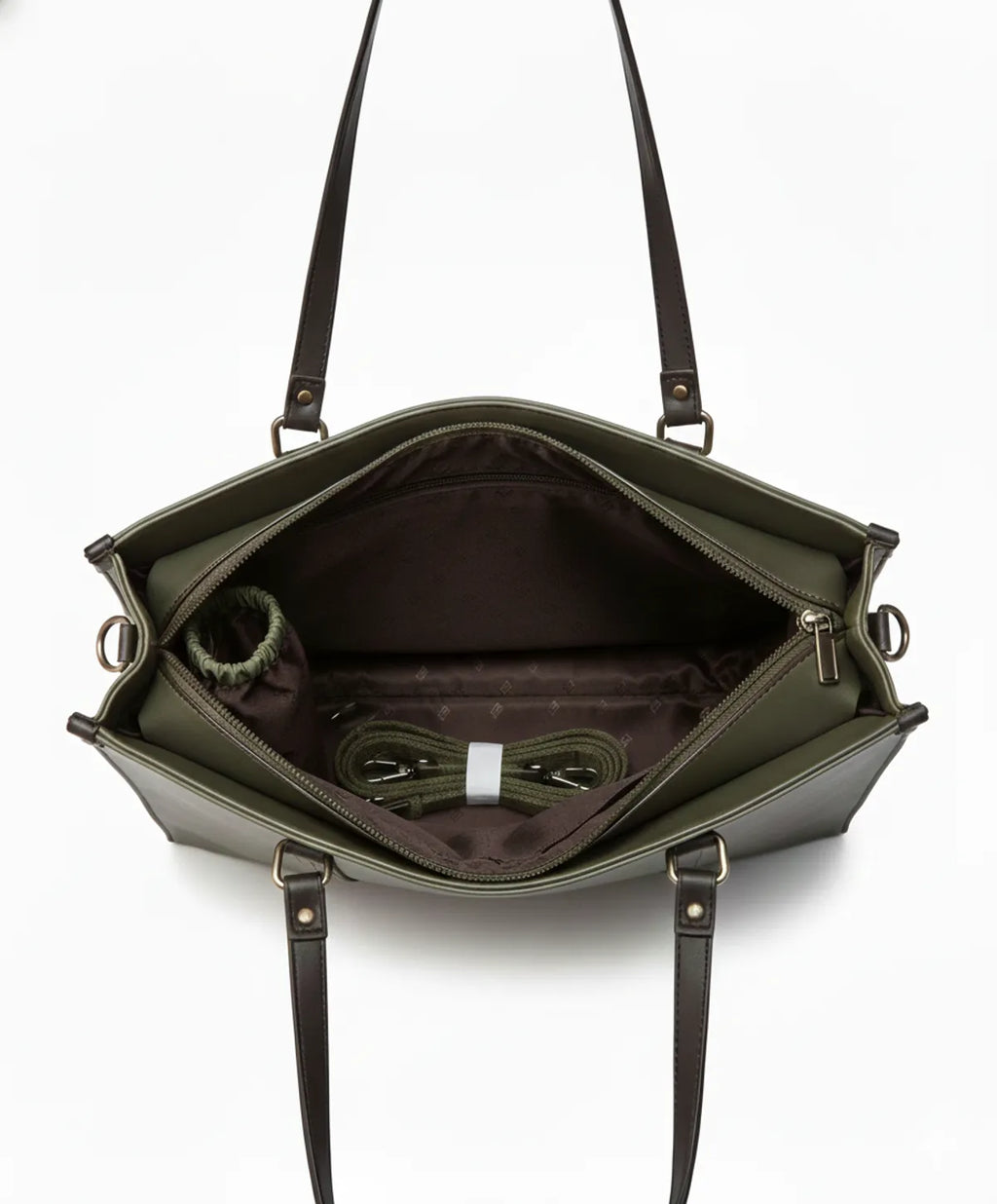 Black Olive Modern Tote