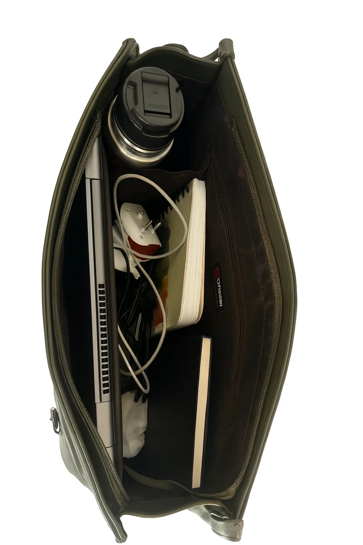 Black Olive Modern Tote